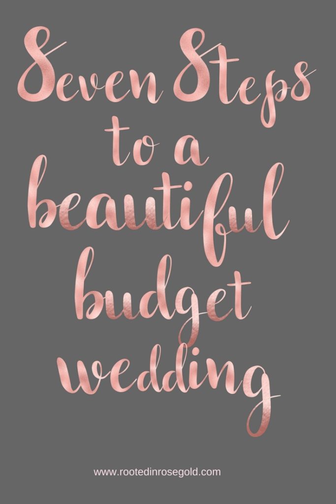 planning a wedding on a budget