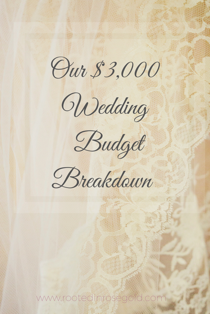 Planning a Wedding for Under $3,000