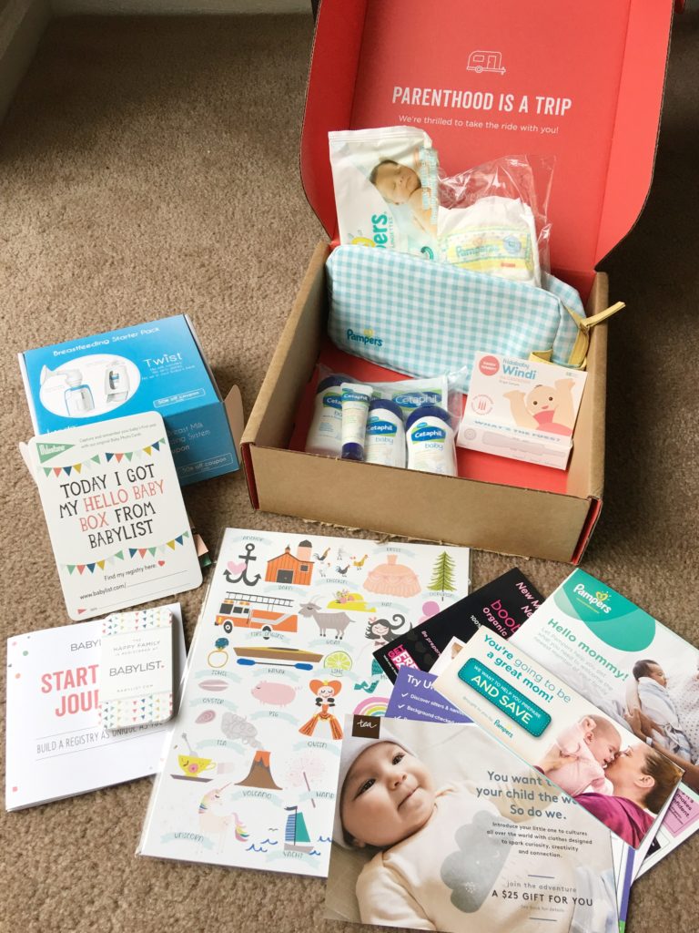 best baby registry, free Babylist box